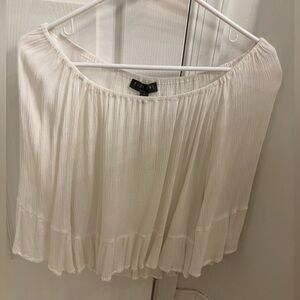 Chic White Off-Shoulder Blouse